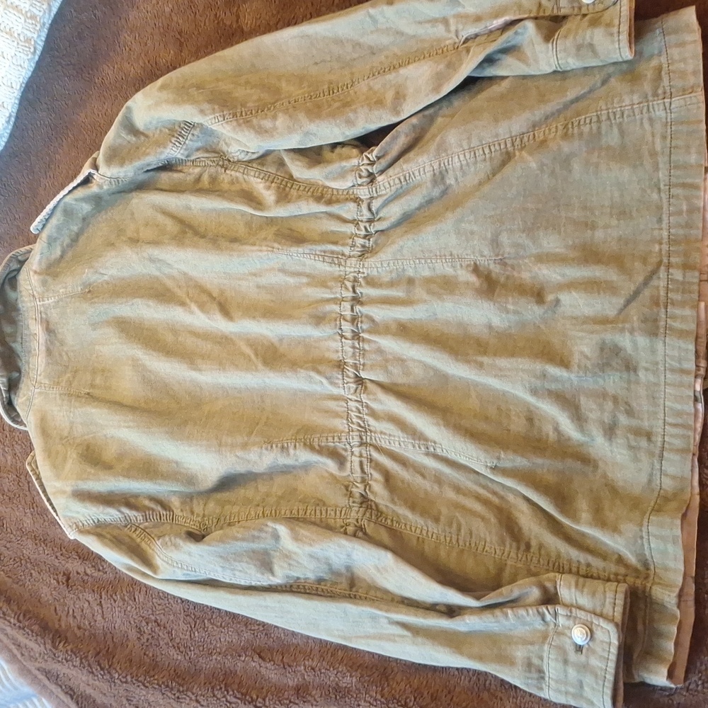 Free People Olive Utility Jacket - Picture 2 of 4